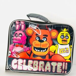 Five Nights at Freddy’s “Celebrate!!” Insulated Lunch Bag – FNAF Movie Ready